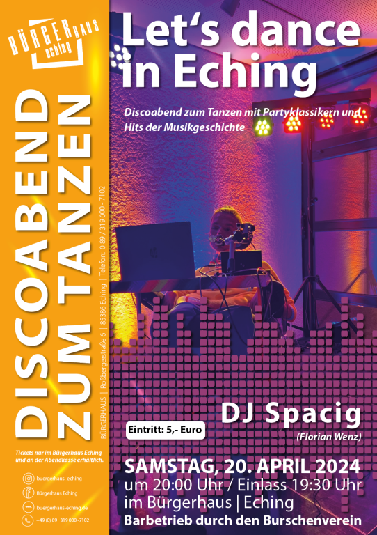 Plakat DJ Spacig